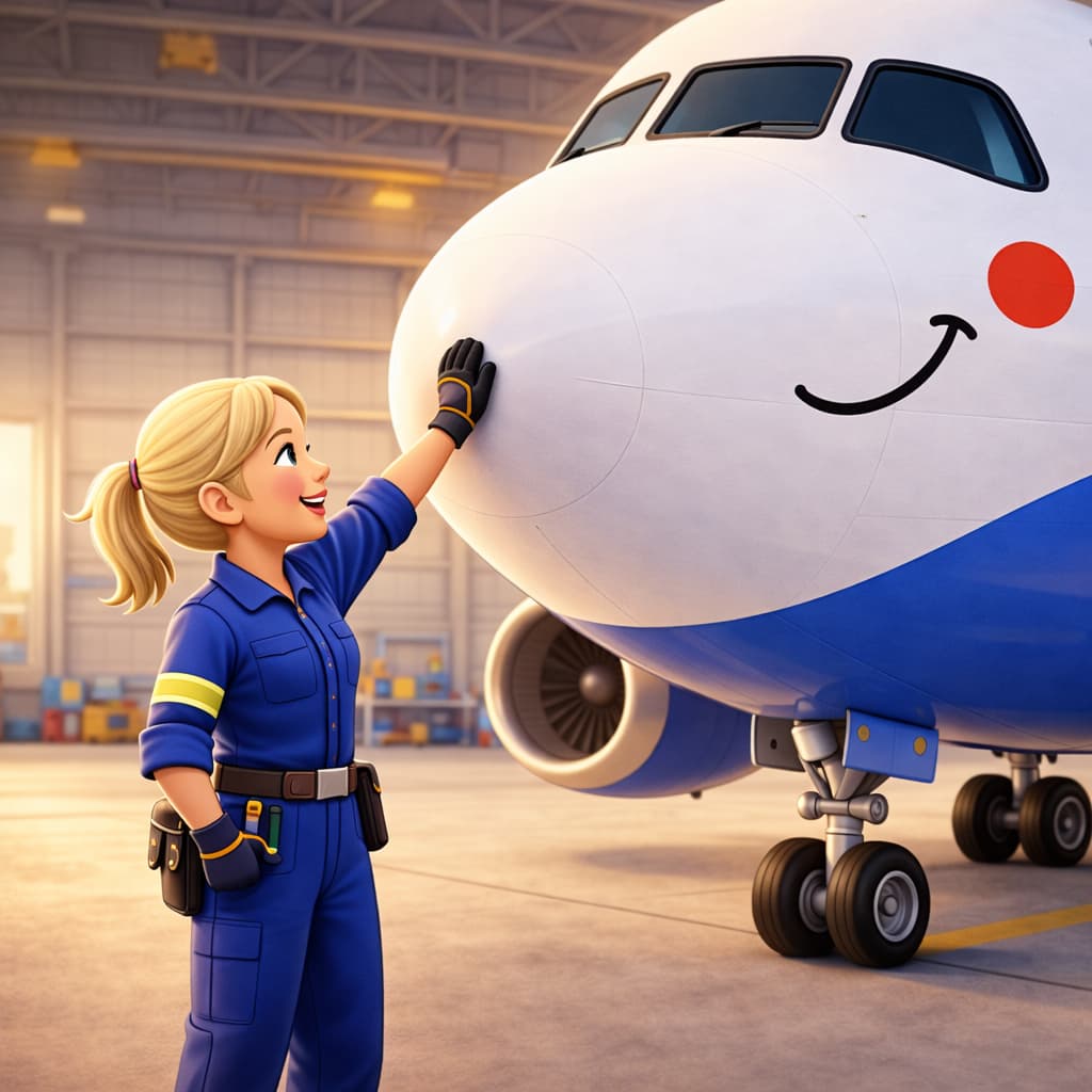 Anton in der Werkstatt