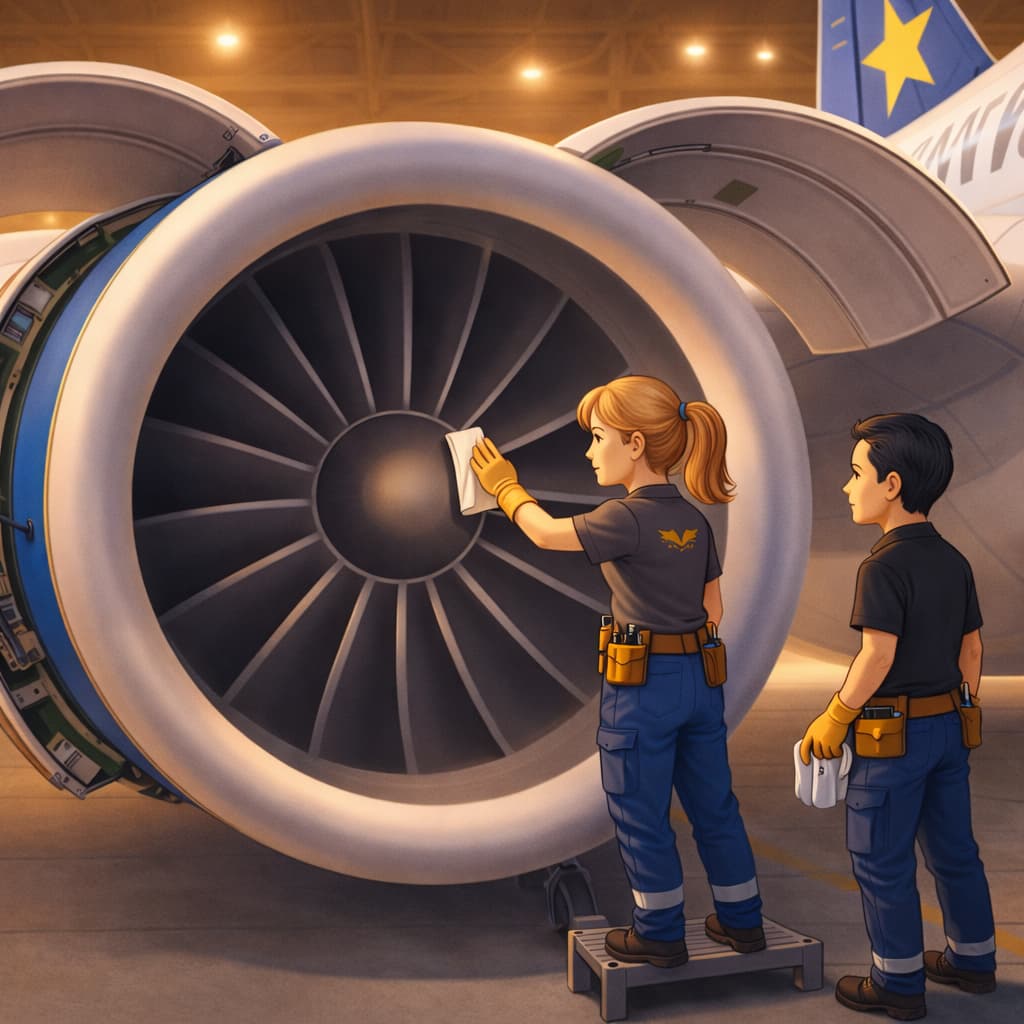 Anton in der Werkstatt